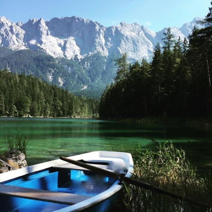 Chalet S - 5 Sterne Luxus Ferienhaus Direkt Am Eibsee Und Zugspitze Grainau Eksteriør bilde